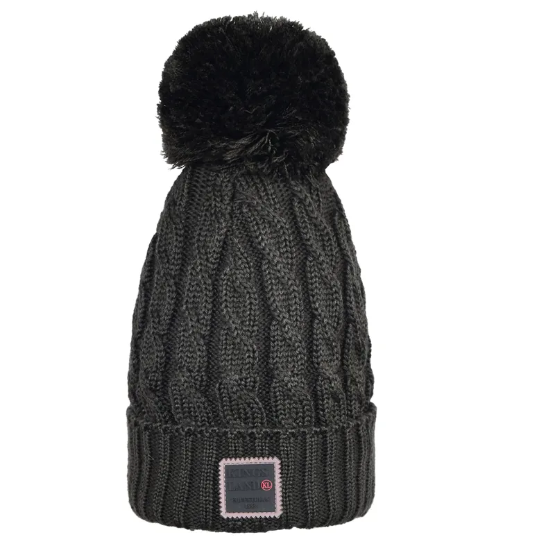 Kingsland KLmoriah Ladies Cable Knitted Hat - Green Beluga